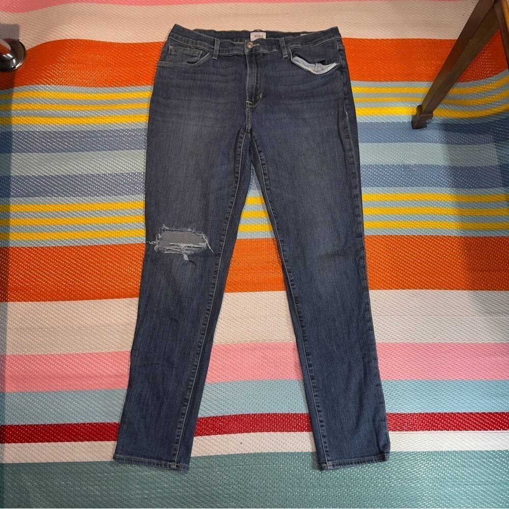 Hudson Zane Orions Belt Distressed Blue Jeans Men’s Size 38‎